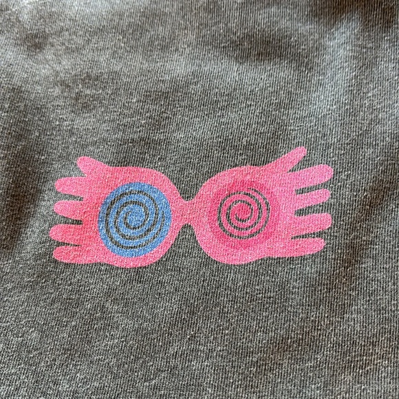 Comfort Colors Grey Cotton T-Shirt Luna Lovegood XXL Plus Size - Picture 4 of 6